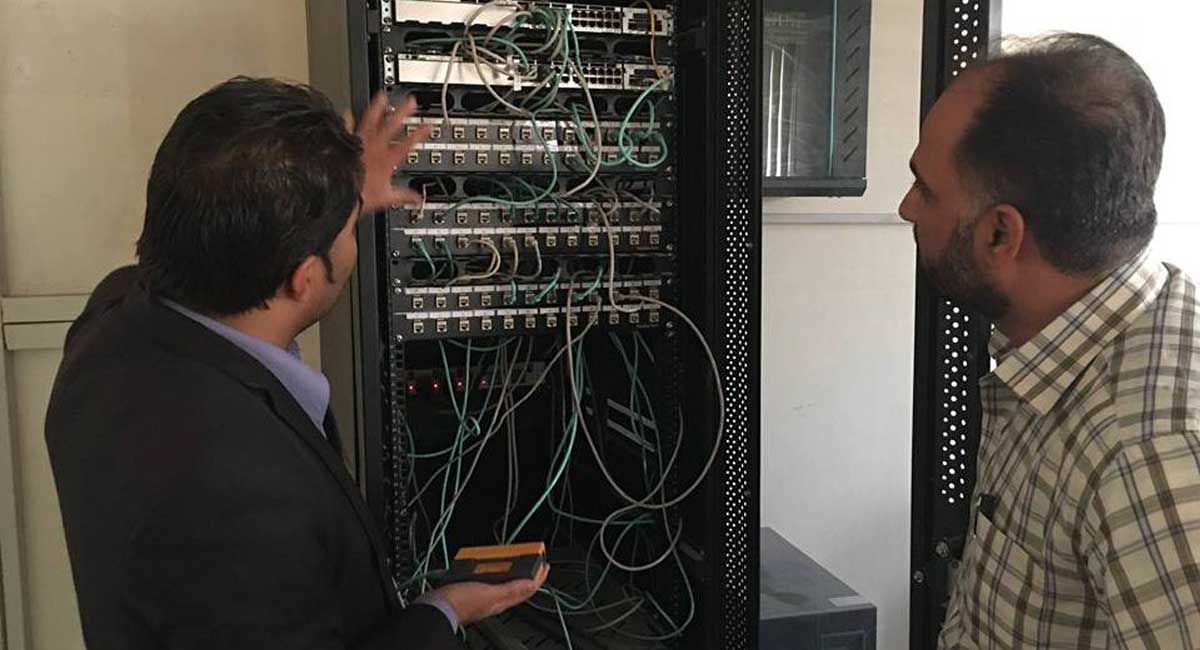 MSOFT Technologies Team During The Configuration Of Cabling